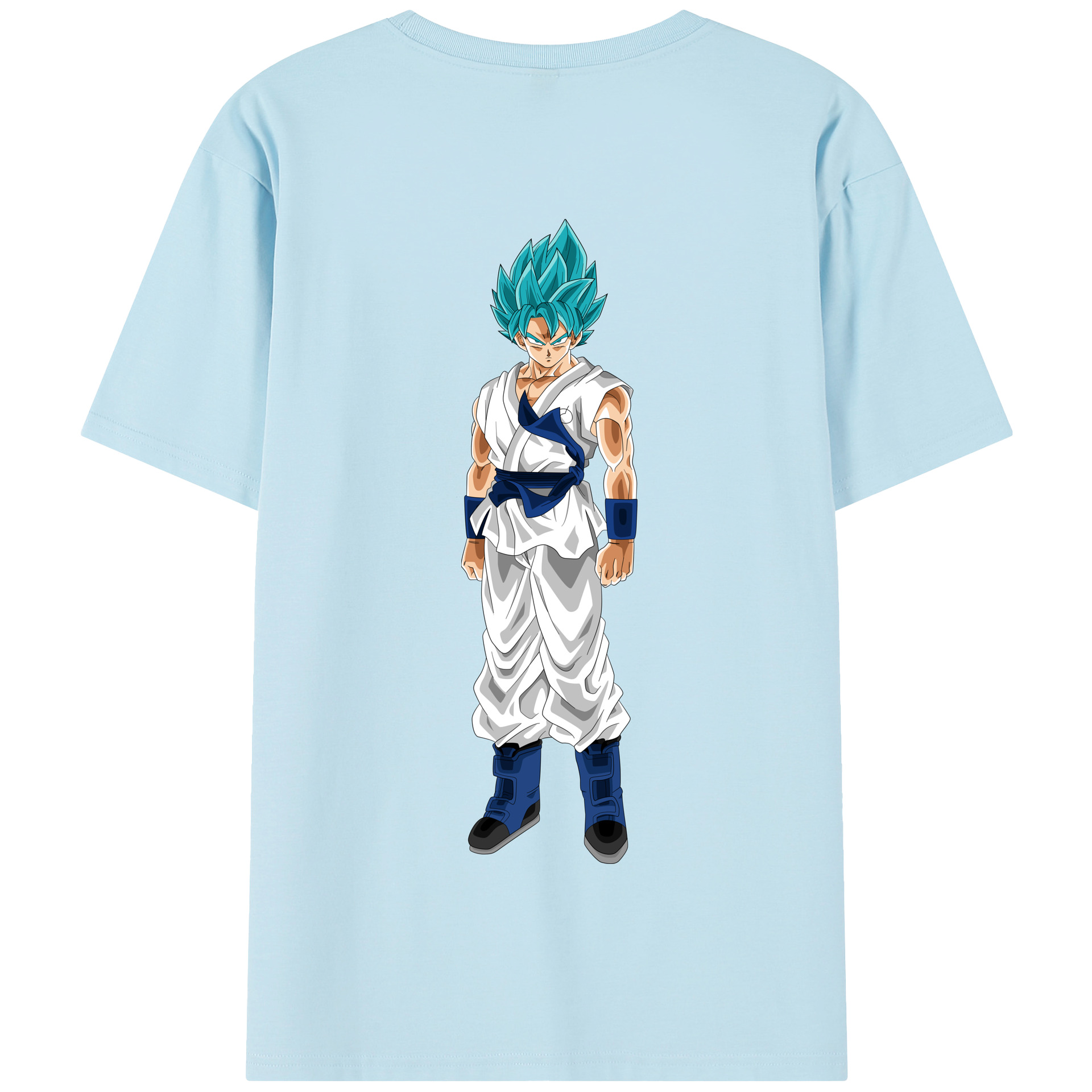 （画像用） ドラゴンボール 孫 悟飯（そんごはん）DRAGON BALL Son Gohan 綿100％半袖Tシャツ（背面プリント）